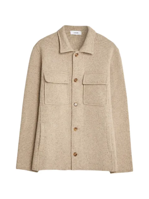 Lardini button-up chest-pocket cardigan