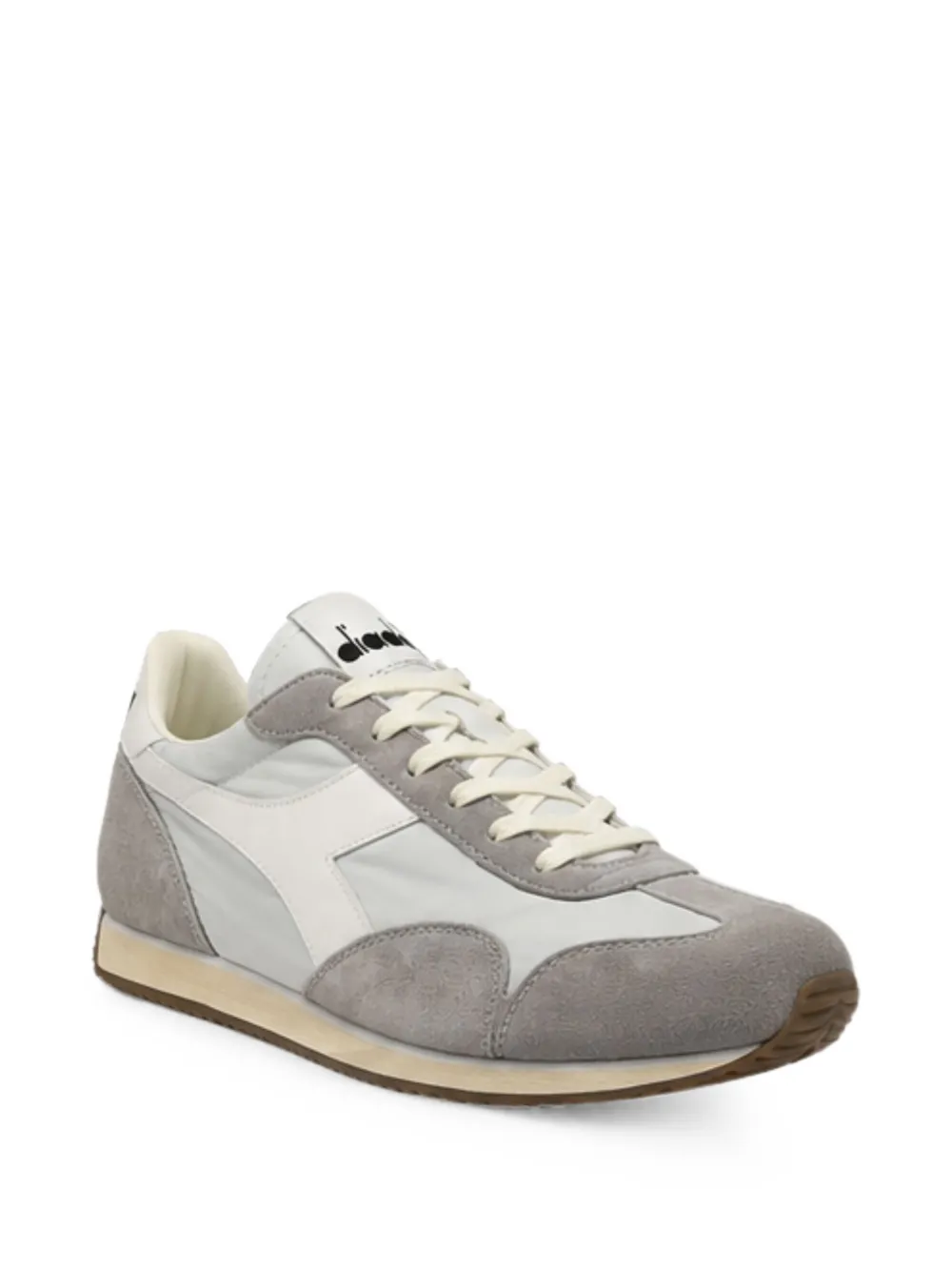 Diadora Equipe Vela suede-panelled sneakers Grijs