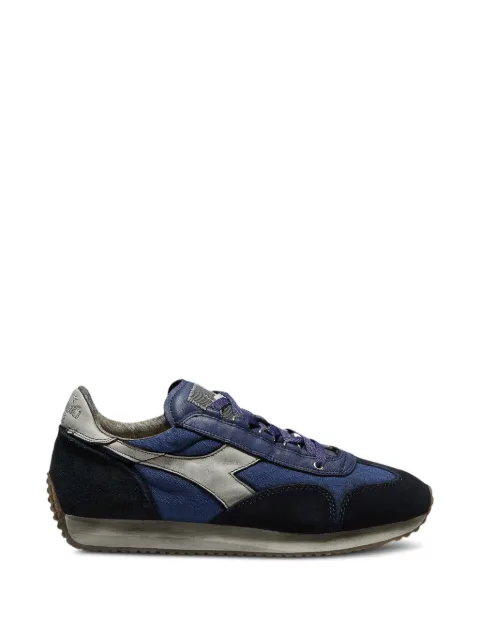 Diadora Equipe Dirty logo-embroidered panelled sneakers