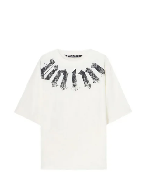 Palm Angels Big Neck Logo printed T-shirt