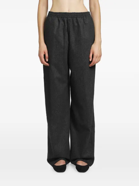 Jil Sander elasticated-waistband wide-leg trousers