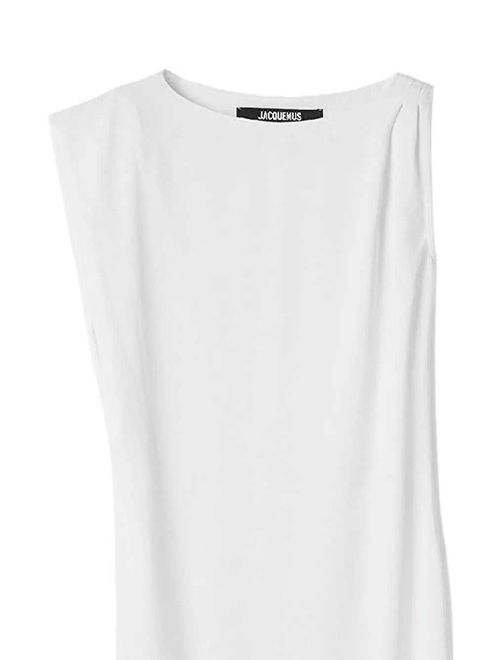 Jacquemus La Robe mouwloze maxi-jurk Wit