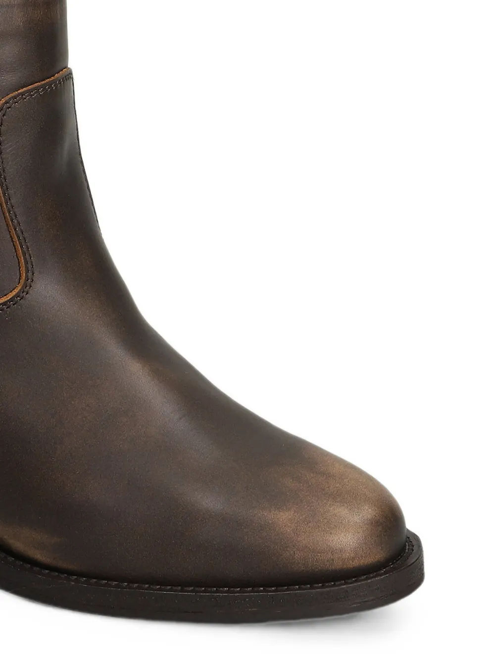 Via Roma 15 faded-effect ankle boots Bruin