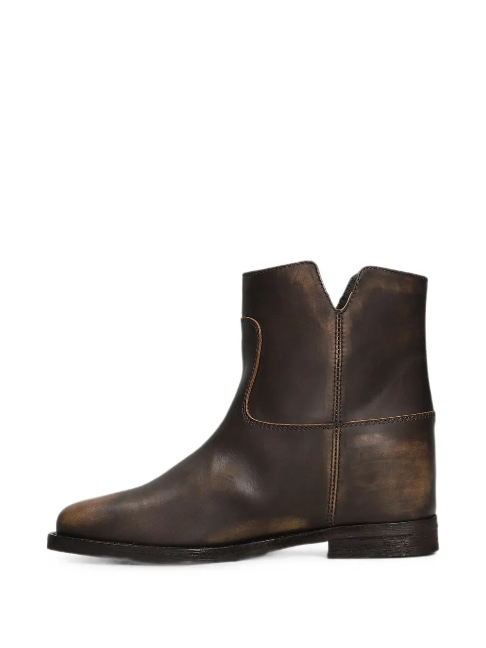 Via Roma 15 faded-effect ankle boots Bruin