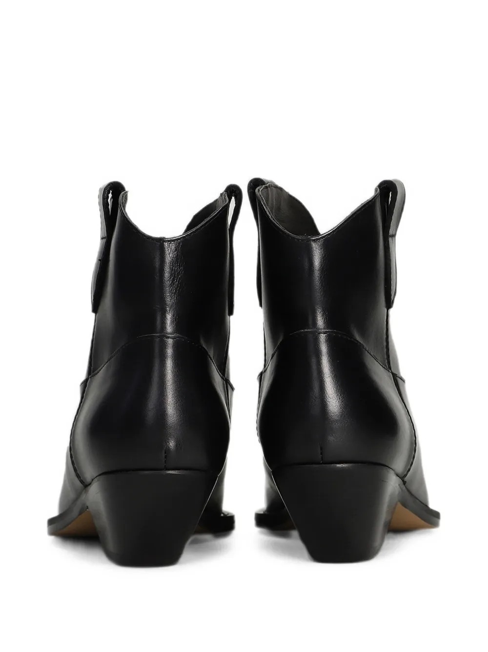 Via Roma 15 pointed-toe ankle boots Zwart