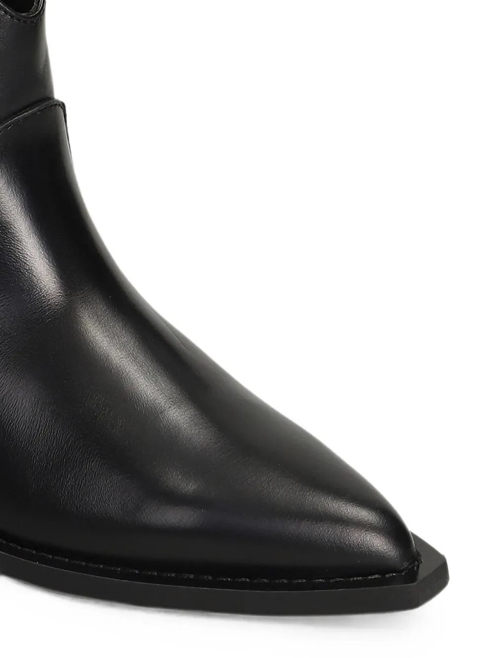 Via Roma 15 pointed-toe ankle boots Zwart