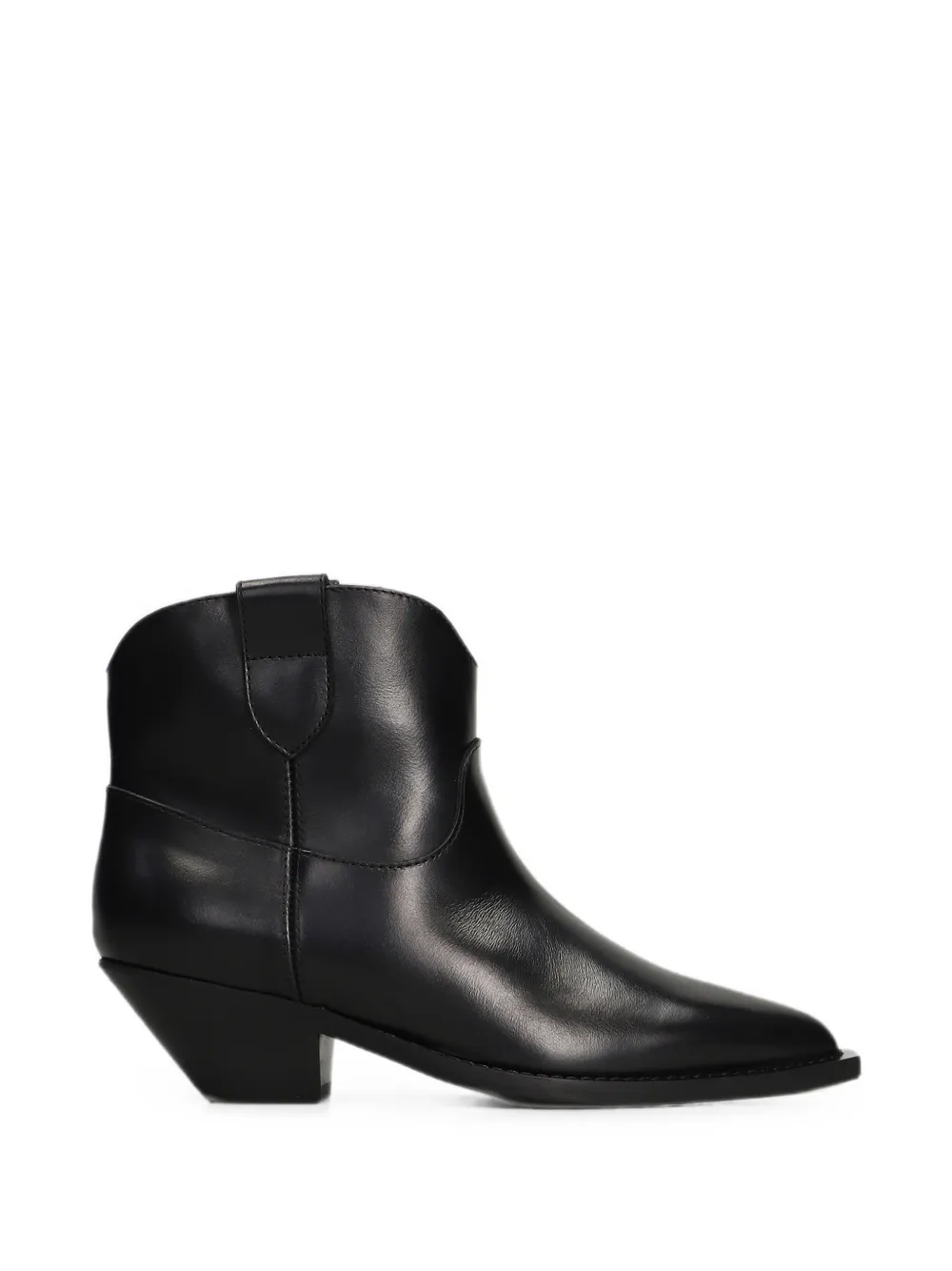 Via Roma 15 pointed-toe ankle boots Zwart