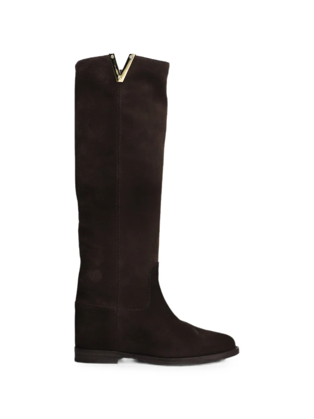 Via Roma 15 inner-wedge-heel knee-high boots Bruin