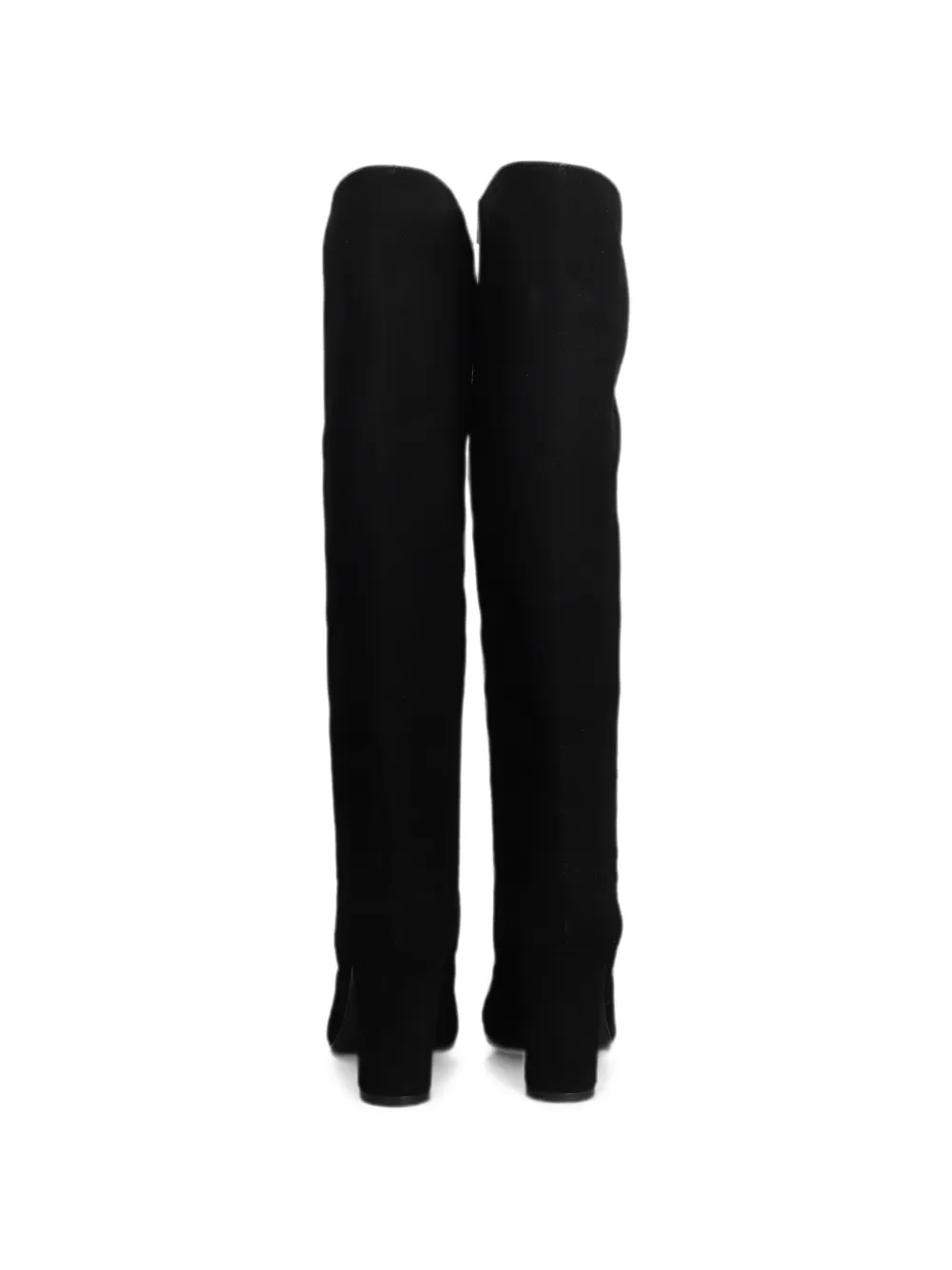 Via Roma 15 block-heel knee-high boots Zwart