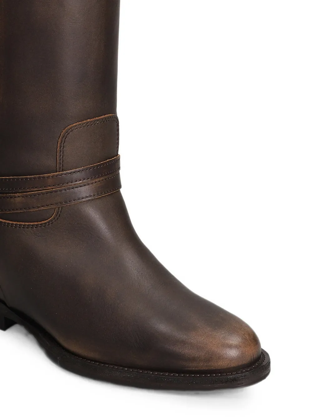 Via Roma 15 buckle-strap knee-high boots Bruin