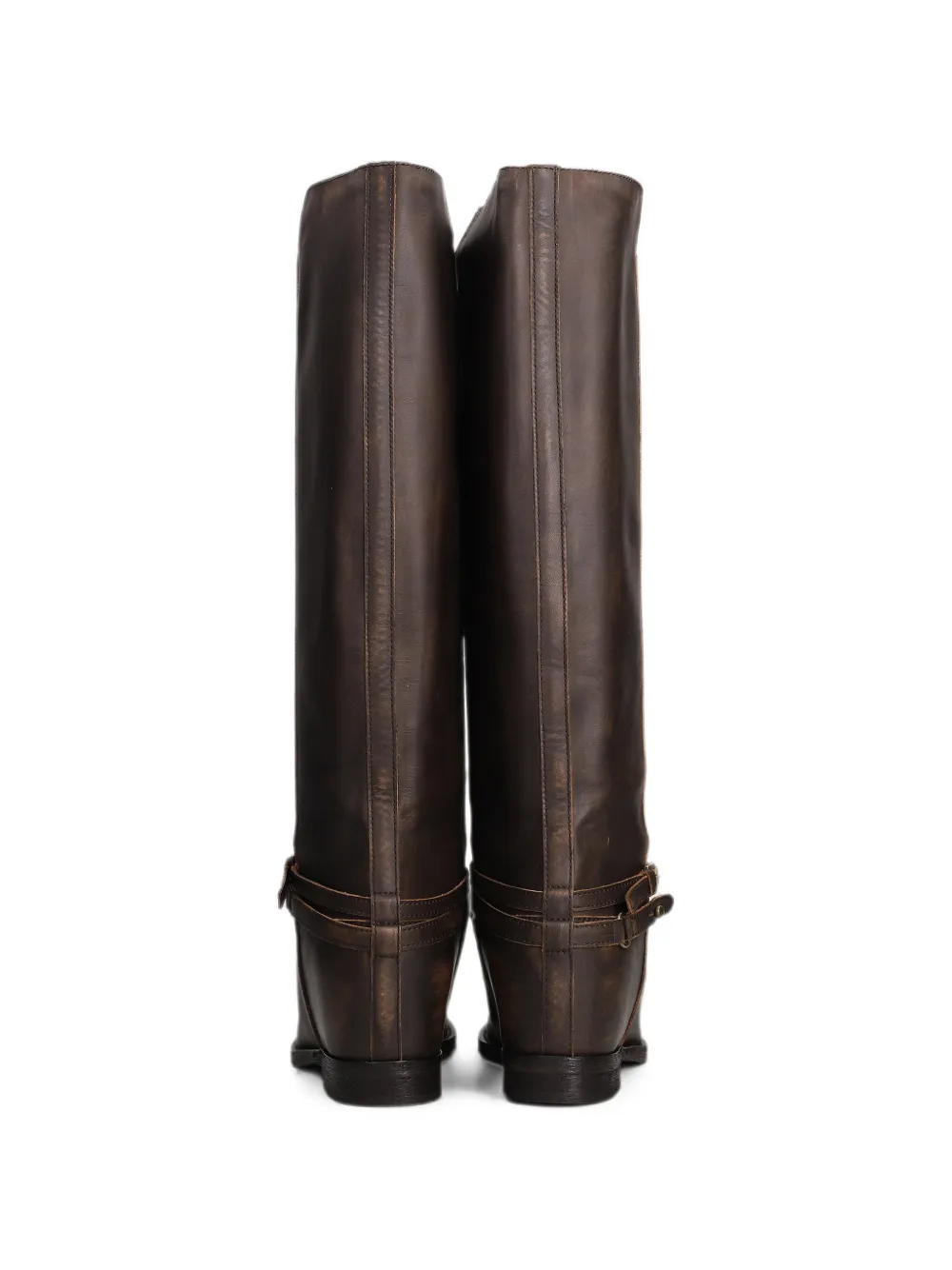 Via Roma 15 buckle-strap knee-high boots Bruin