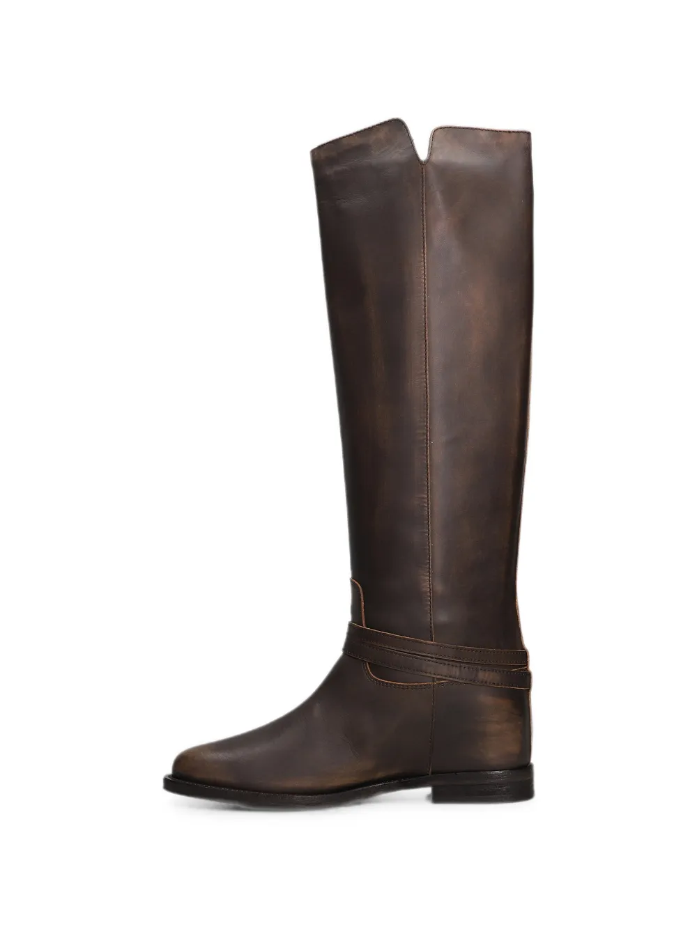 Via Roma 15 buckle-strap knee-high boots Bruin
