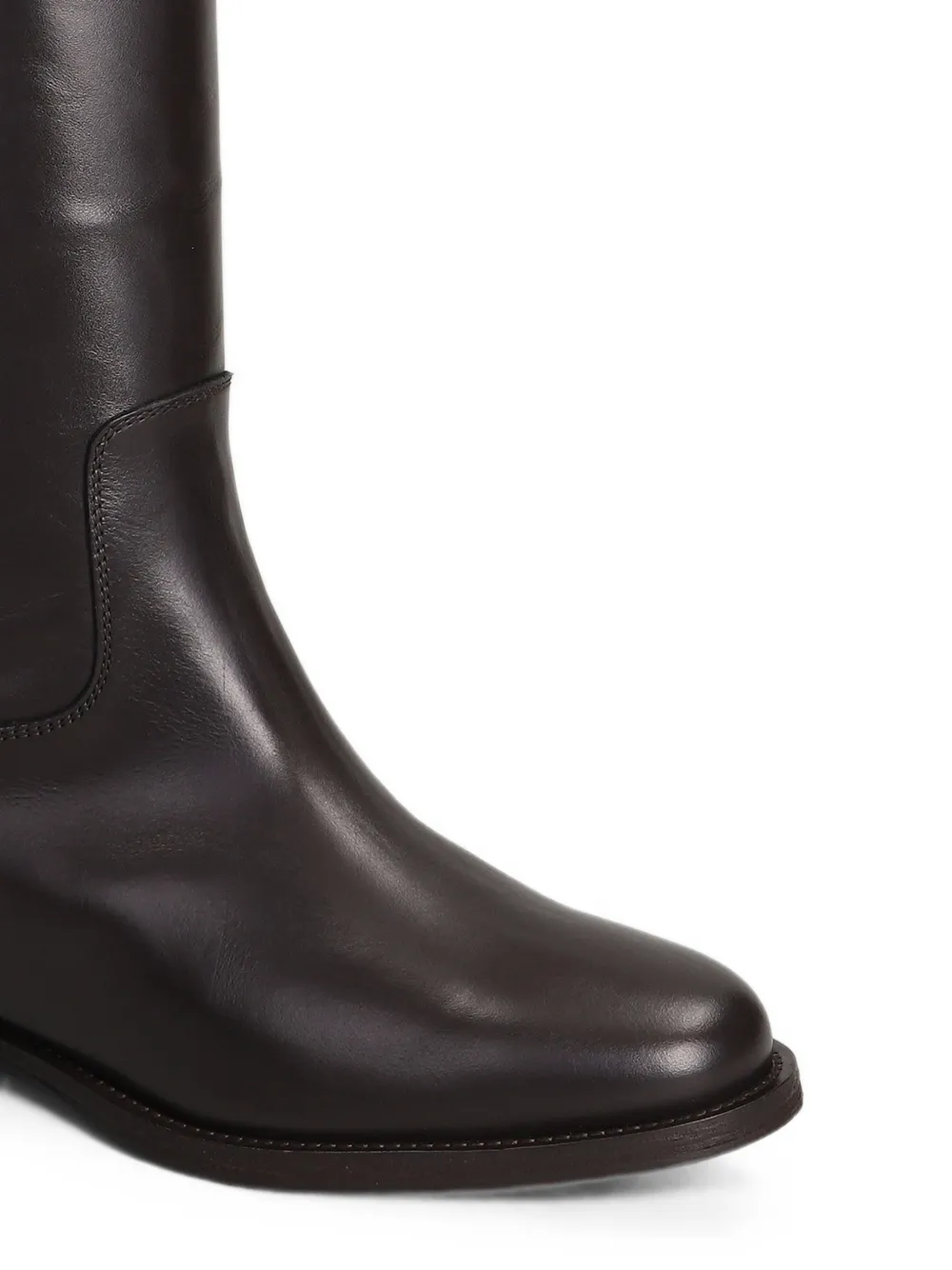 Via Roma 15 buckled leather knee-high boots Bruin