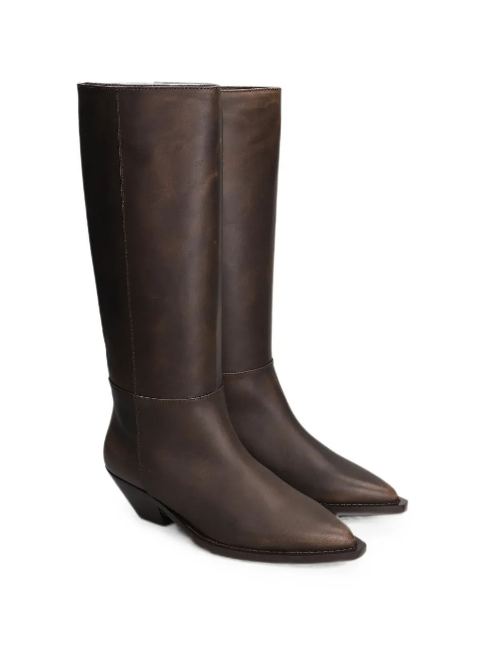 Via Roma 15 pointed-toe cowboy boots Bruin