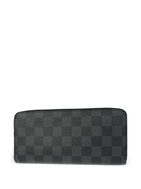 Louis Vuitton Pre-Owned cartera Zippy con motivo Damier Graphite 2015