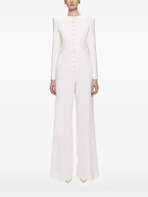 NISSA buttoned cropped jacket