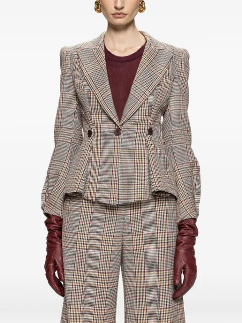 NISSA blazer de vestir a cuadros