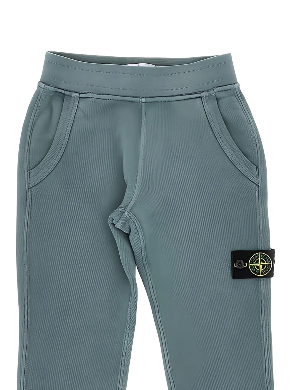 Stone Island Junior Trainingsbroek met Compass-logopatch Blauw