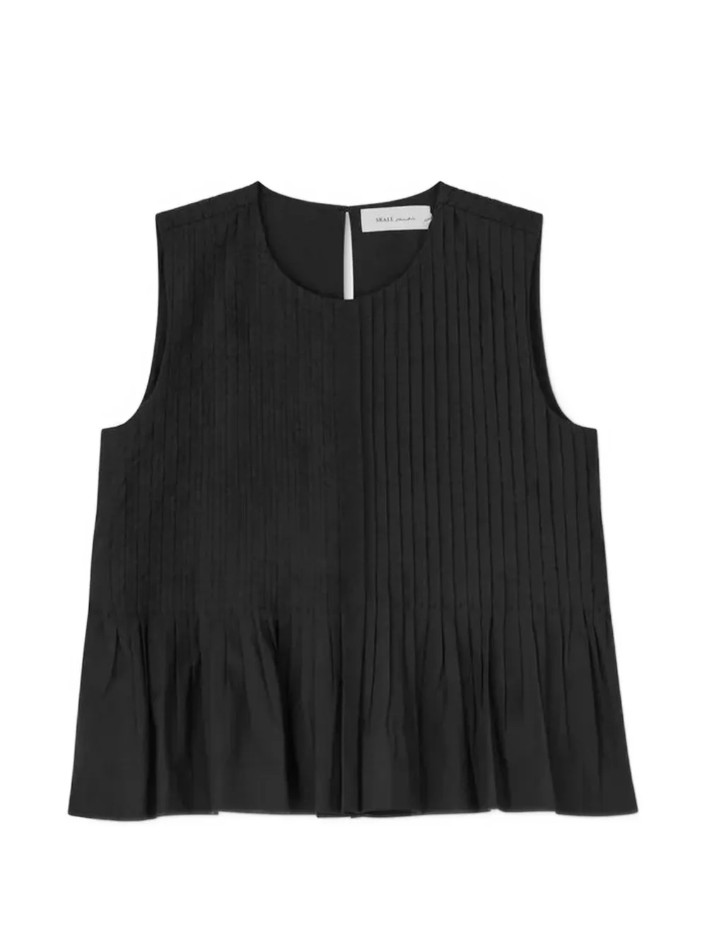 Skall Studio Pavlova pintuck-detail peplum top