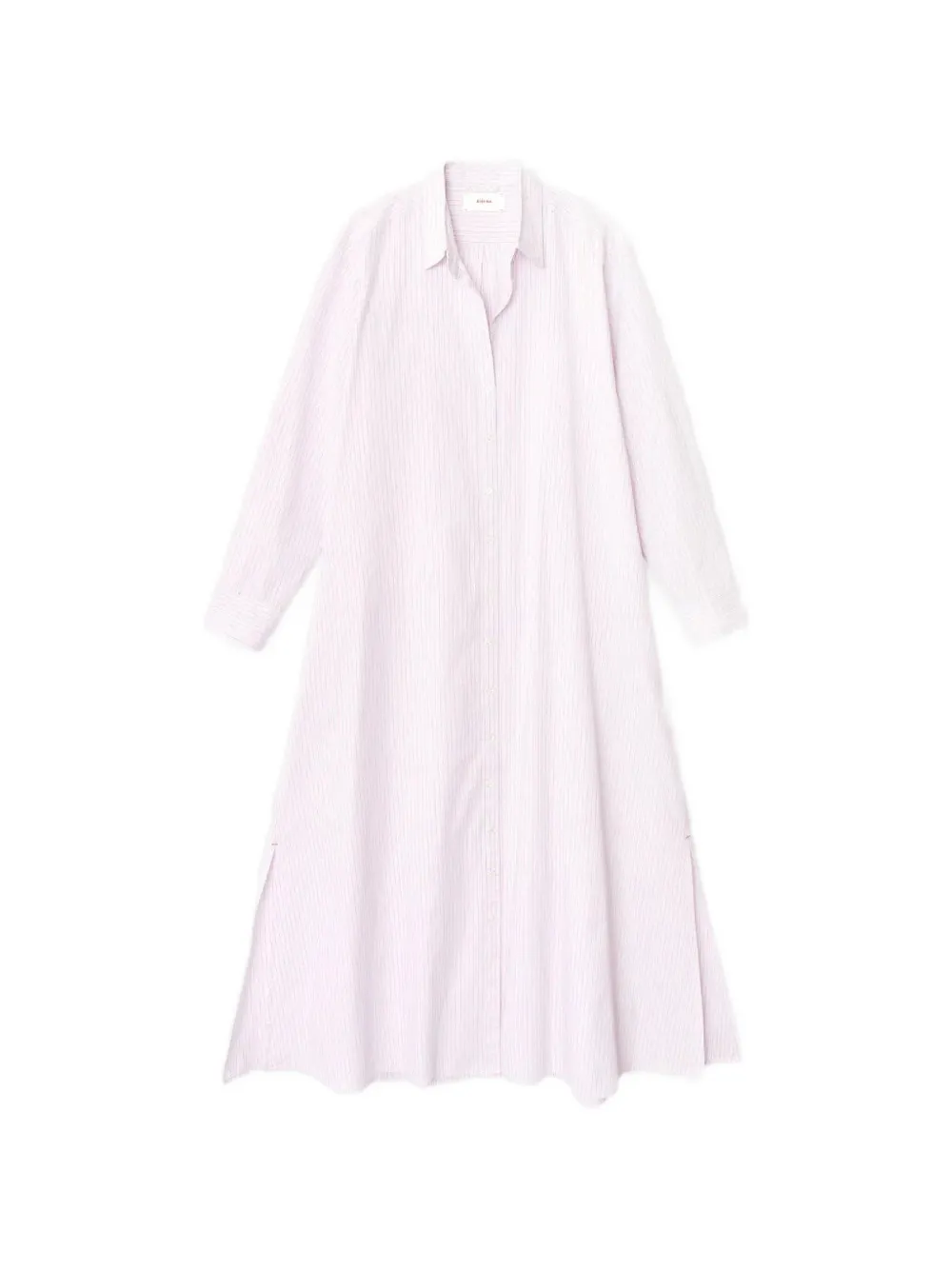 Xirena Boden striped shirt midi dress - Bianco