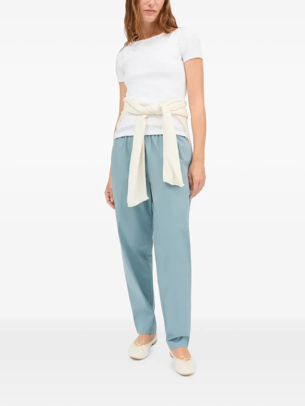 Skall Studio Edgar cropped broek Blauw