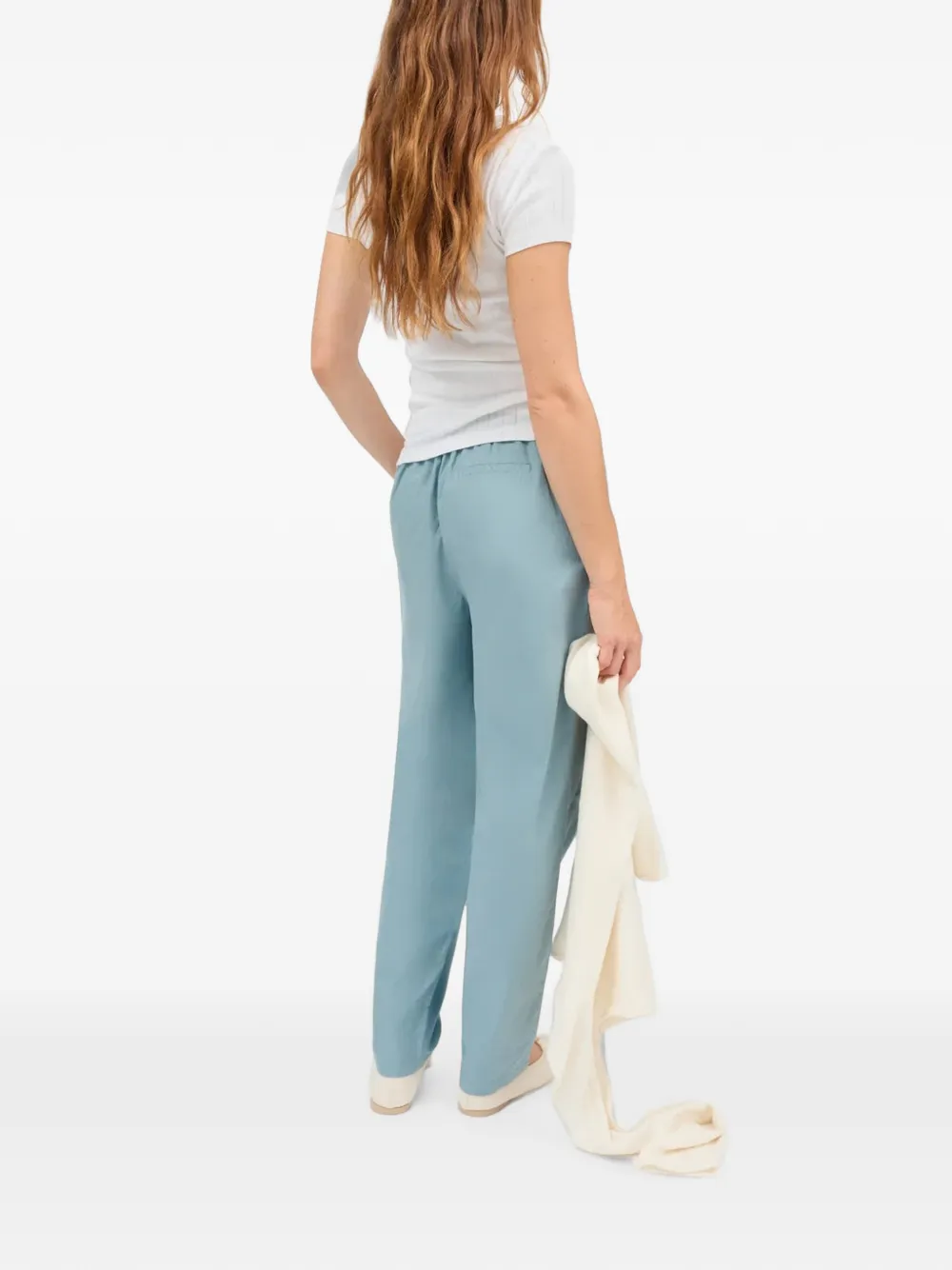 Skall Studio Edgar cropped broek Blauw