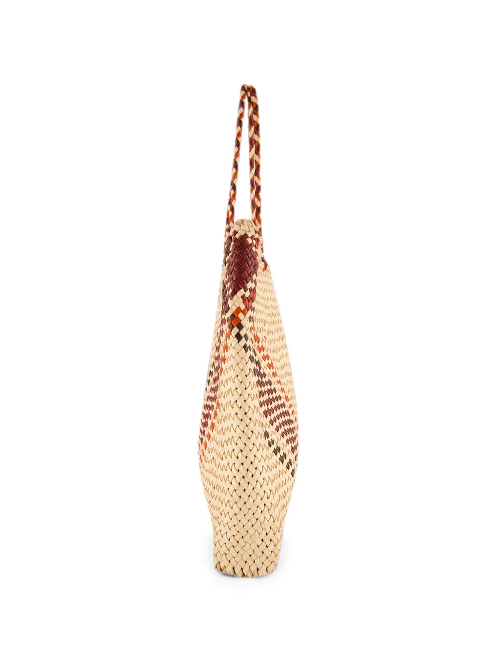 DRAGON DIFFUSION Grote Maori Sophie geweven shopper Beige