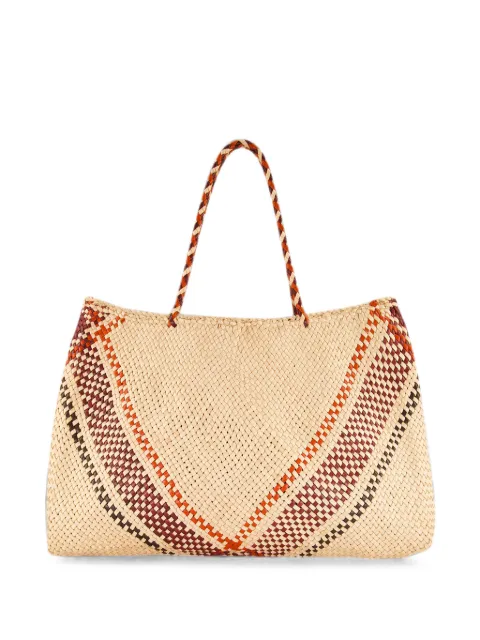 DRAGON DIFFUSION large Maori Sophie woven tote bag