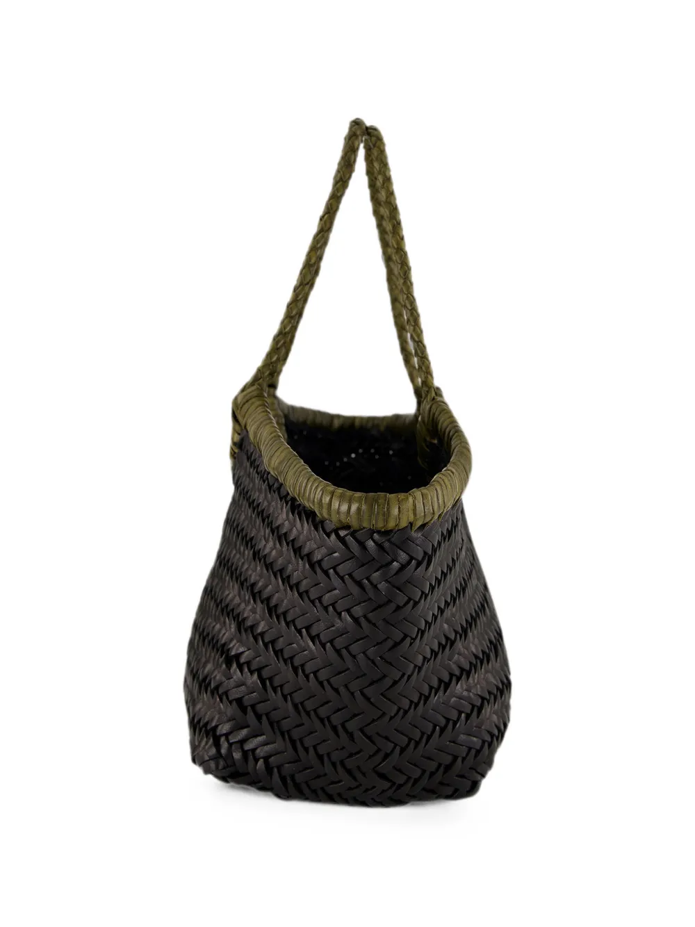 DRAGON DIFFUSION Nantucket leren shopper Zwart