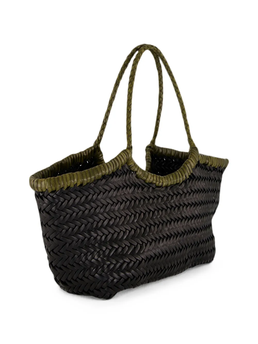DRAGON DIFFUSION Nantucket leren shopper Zwart