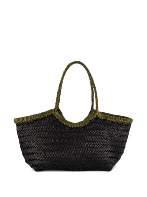 DRAGON DIFFUSION small Nantucket bi-colour woven tote bag