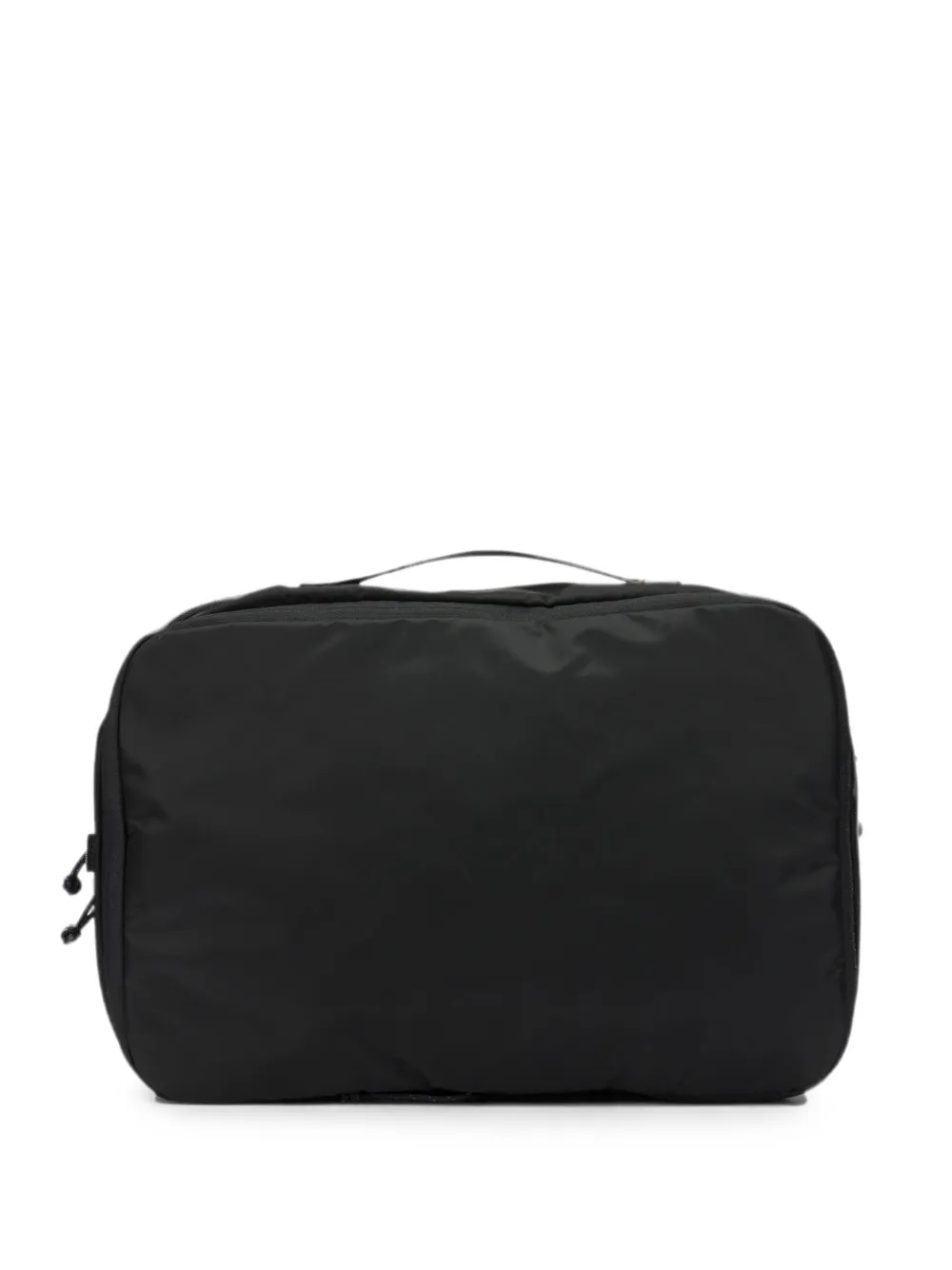 Porter-Yoshida & Co. mesh-panel zip-around clutch bag - Nero