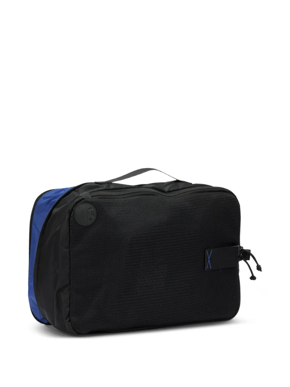 Porter-Yoshida & Co. Clutch met mesh vlak en rits Zwart