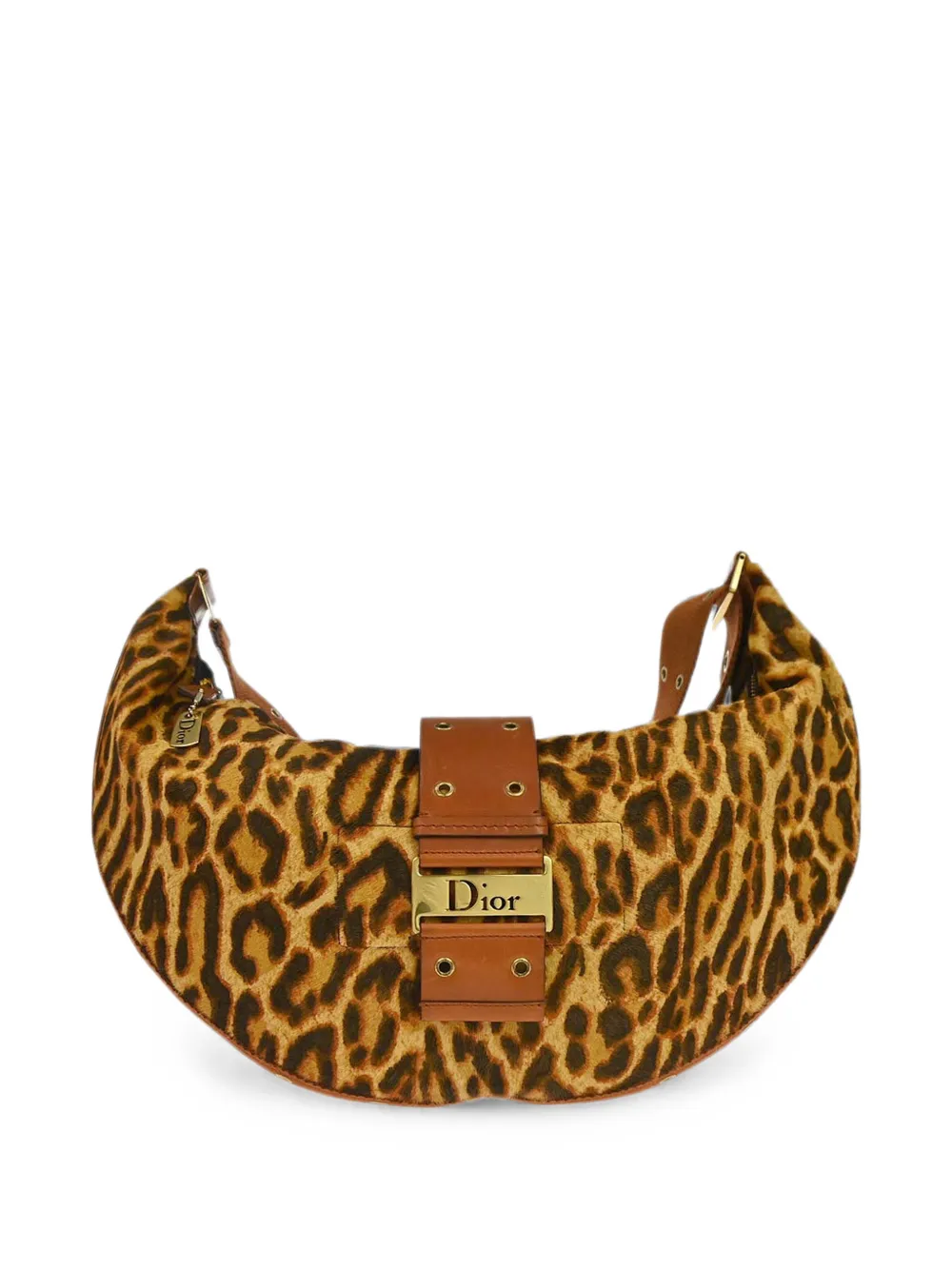 Christian Dior Pre-Owned 2004 Street Chic leopard-print shoulder bag - Braun