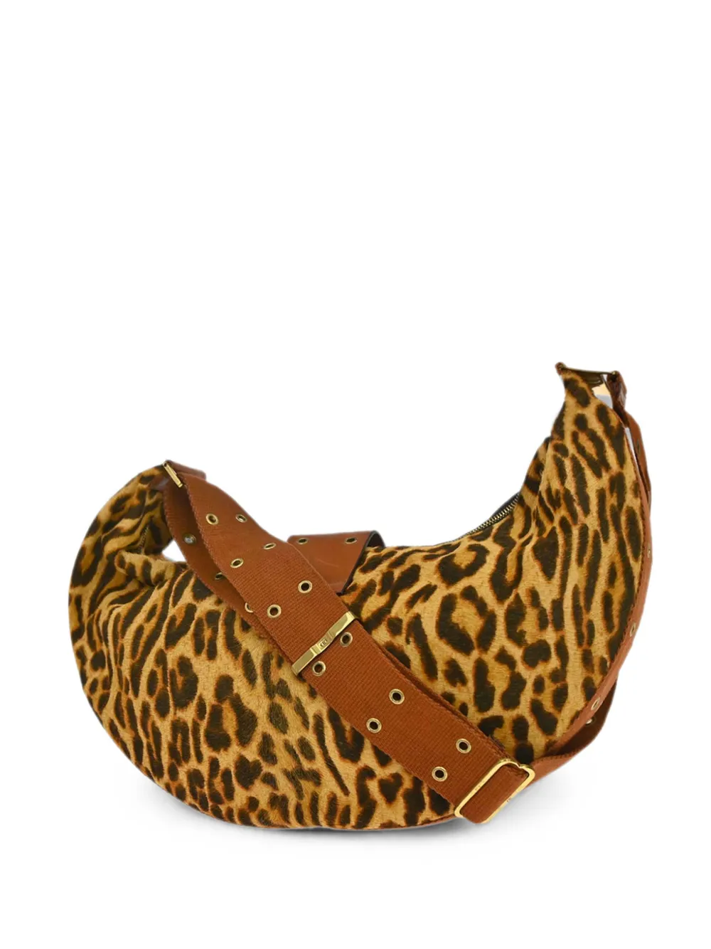 Christian Dior Pre-Owned 2004 Street Chic leopard-print shoulder bag - Marrone
