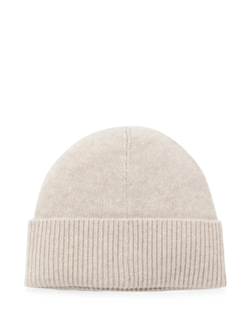 BOSS Kasjmier muts met metallic logo afwerking Beige