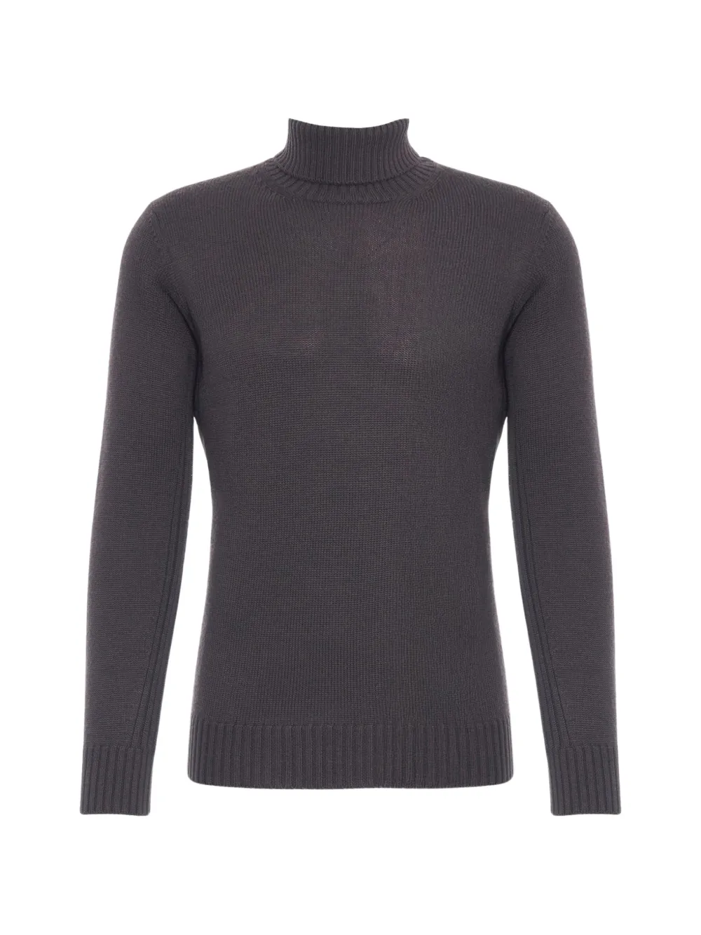 Kangra Cashmere Roll-neck Knitted Sweater In 브라운