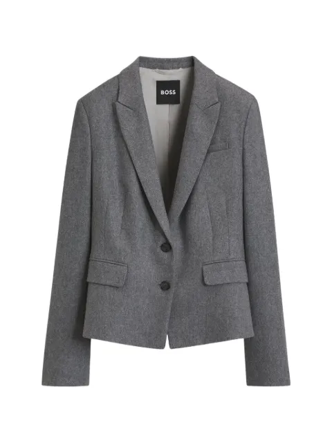 BOSS blazer slim en flanelle