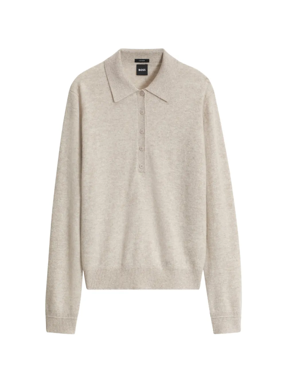 BOSS pure cashmere polo sweater