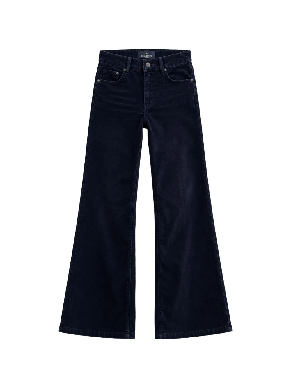 Iois Weite Cordhose - Blau