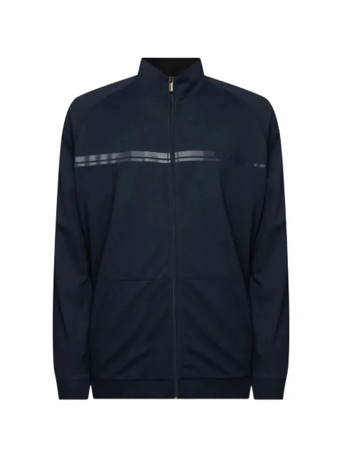 BOSS Authentic logo-print zip-up track jacket