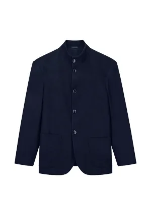 Giorgio Armani マンダリンカラージャケット | ブルー | FARFETCH JP