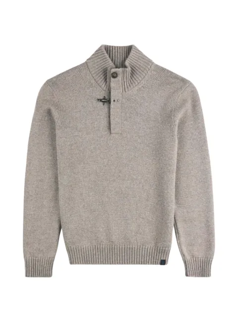 Fay toggle-fastening wool sweater