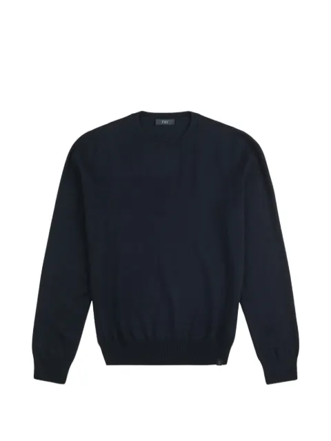 Fay crew-neck long-sleeve sweater