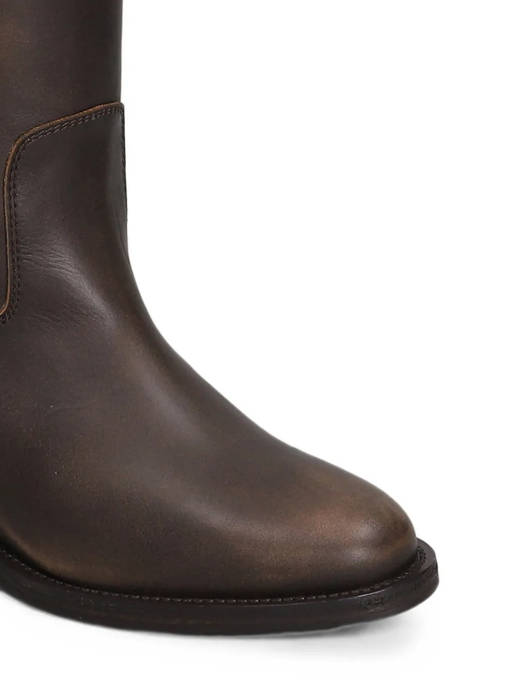 Via Roma 15 V-cut knee-high boots Bruin