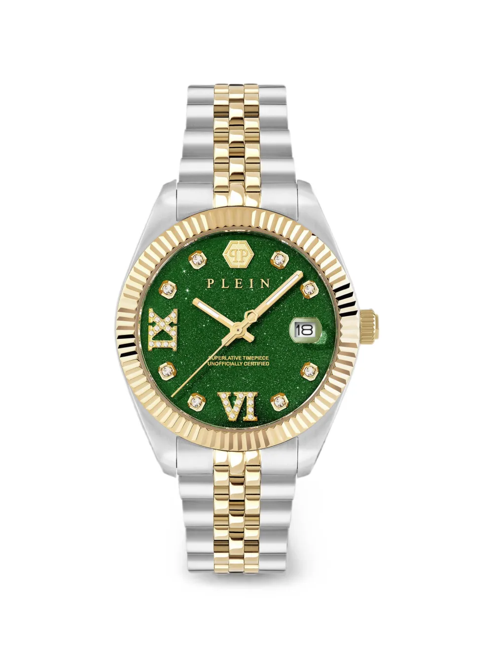 Philipp Plein Date Superlative Armbanduhr 34mm - Grün