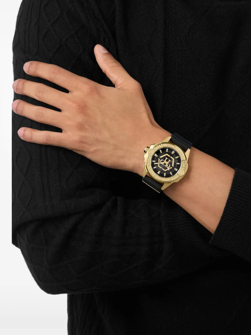 Philipp Plein Majesty 43mm watch - Nero