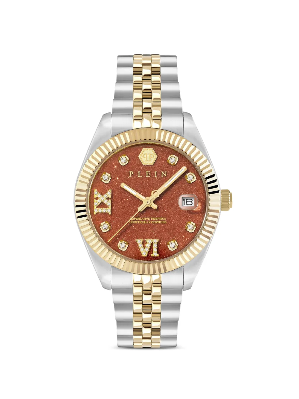 Philipp Plein Date Superlative Armbanduhr 34mm - Orange