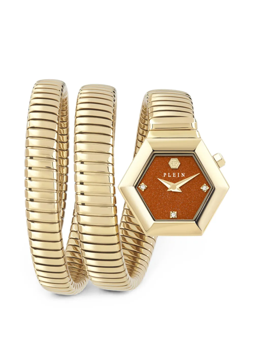 Philipp Plein montre Snake Hexagon - Orange