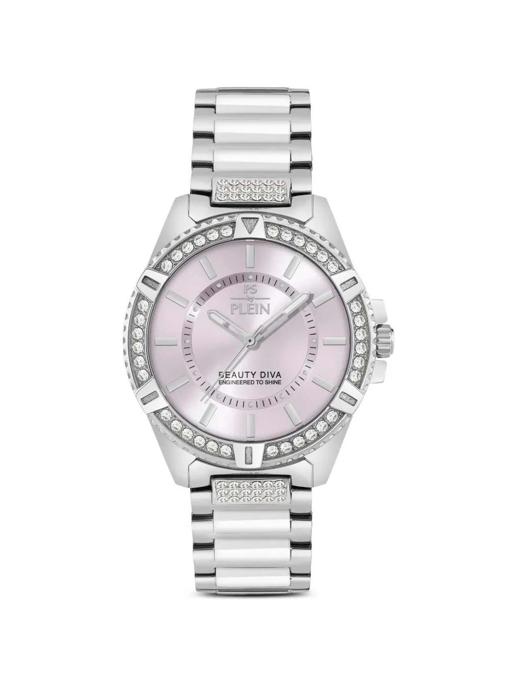 Plein Sport Orologio Beauty Diva 38mm con cristalli - Rosa